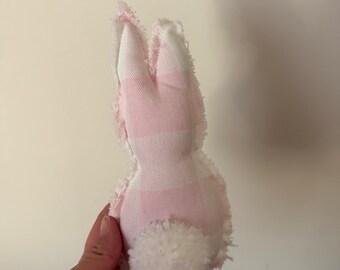 Mini Fabric Bunny | Spring Easter Decor | Bunny Shelf Sitter