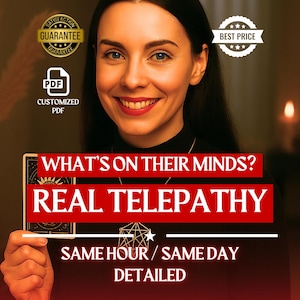 Same Hour Real Telepathy Reading, Same Day Tarot Reading, Was geht in ihren Köpfen lesen, Ehrliches und Genaues Psychisches Einfühlungsvermögen, Psychisches Tarot