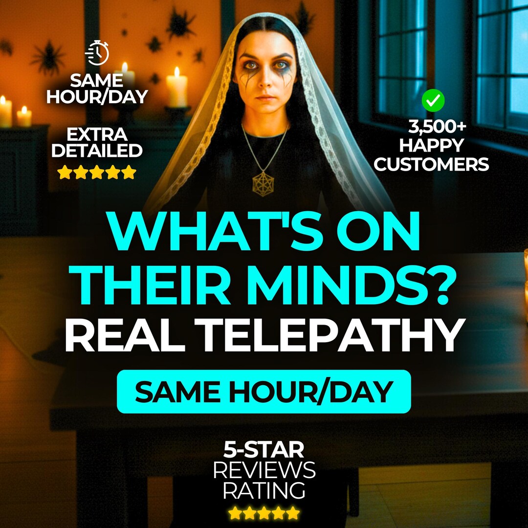 Same Hour Real Telepathy Reading, Same Day Tarot Reading, What's on ...