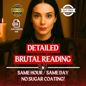 Brutale Tarot-Lesung | Tarot-Lesung am selben Tag | Ehrliche psychische Lesung | Kein Zuckerüberzug | Schnelle und genaue Einblicke, Vertrauen beim Lesen