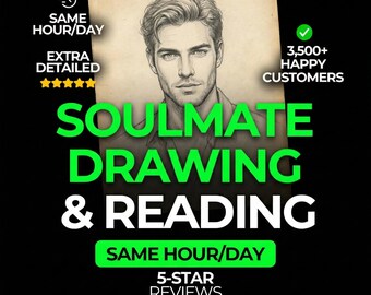 Dibujo de alma gemela y lectura de tarot, ¿Quién es mi alma gemela?, Tu futuro esposo/esposa, Dibujo de alma gemela el mismo día, Lectura psíquica del amor