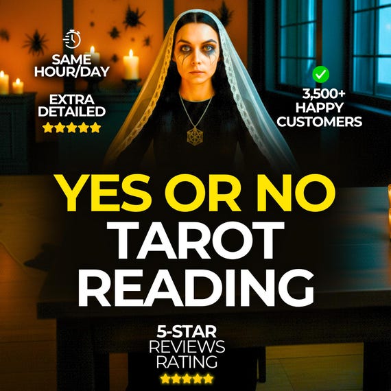 YES or NO Tarot Reading, Yes Or No Tarot, Quick Yes or No, Tarot Reading, Quick Tarot Reading, Psychic Reading, Same Hour Tarot Reading