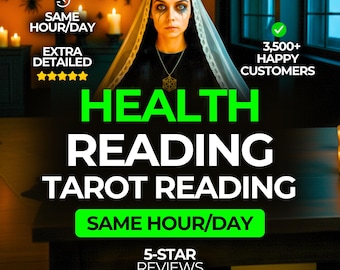 Same Day Health Reading, Health Psychic Reading, Health Tarot Reading, Healing Session, Psychic Health Insights, Medical Intuitive Reading