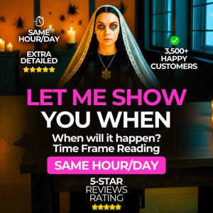 ¿Cuándo ocurrirá? Lectura de marco temporal, 2 preguntas, lectura rápida, lectura de tarot psíquico, respuestas de 2 marcos temporales, lectura de línea de tiempo.