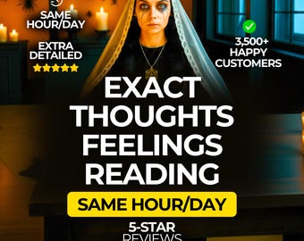 Same Day - Exact Feelings Love Tarot Reading - How Do They Feel? Same Hour Psychic Insight - True Thoughts & Emotions - Love Tarot Reading