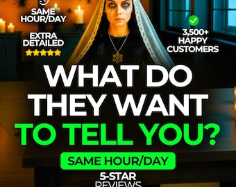 What Do They Want To Tell You?, In-Depth Tarot Reading, Same Hour Psychic Love Reading, Accurate Tarot Insights, Telepathic & Clairvoyant