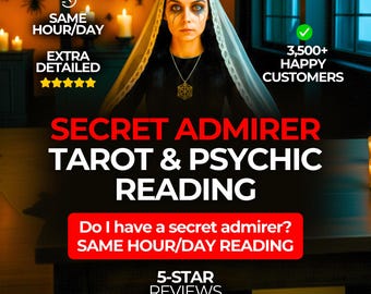 Same Hour Secret Admirer Tarot Reading, Heb ik een Secret Admirer?, Find Secret Lover, Same Hour Love Tarot Reading, Paranormaal lezen