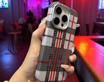 Funda de fibra de carbono y kevlar para iPhone: compatible con MagSafe, a prueba de golpes