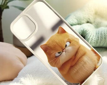 Funda para iPhone con diseño de gato: a prueba de golpes
