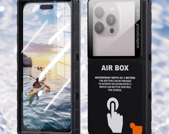 Funda impermeable para teléfono: Funda subacuática para pantalla táctil con cordón