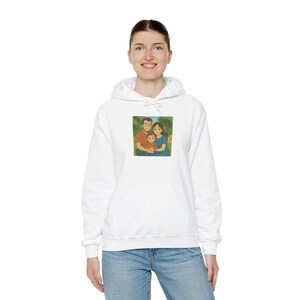 Custom Anime Portrait Sweatshirt – AI Ghibli, Pixar, or Anime Style – Personalized Unisex Gift for Couples, Family, or Pets