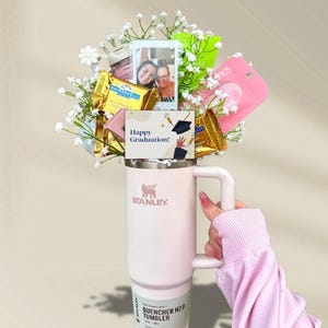 Coffret cadeau bouquet Stanley de luxe | Coffret cadeau de félicitations, de remise des diplômes ou de remerciement | Forfait Soins personnels personnalisés