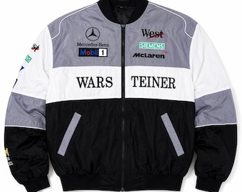 Chaqueta McLaren Racing vintage: Abrigo bomber Mercedes West Motorsport