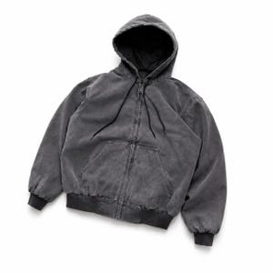carhartt vintage hoodie ビンテージ　フード Vintage Carhartt Hoodie Denim Jacket - Etsy UK