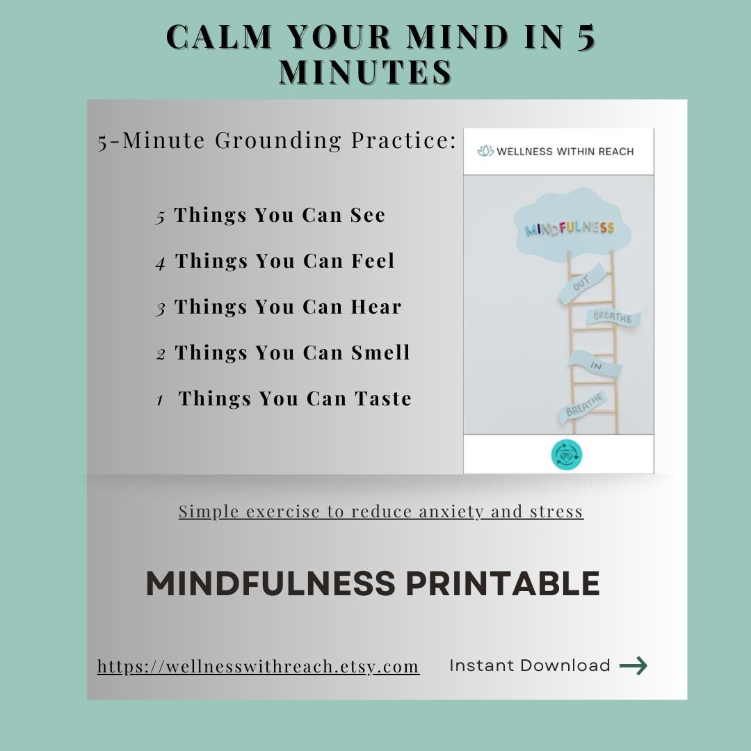 Stop Overthinking in 5 Minutes – Grounding Exercise for Anxiety Relief ...