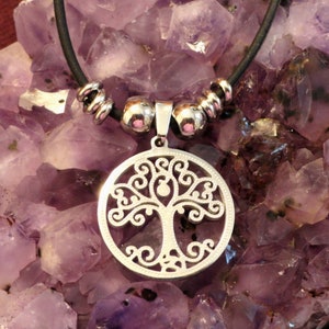 Stainless Steel Tree of Life Necklace