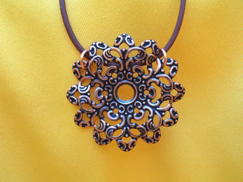 Style #1405 Are you kidding me copper pendant