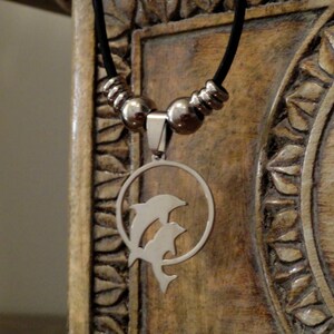 Stainless Steel Dolphin Necklace