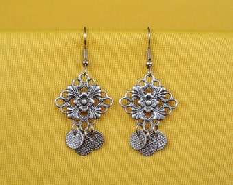 Silver drops earrings (Style #254)