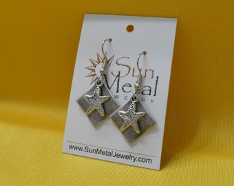 Starfish silver earrings (Style #203)