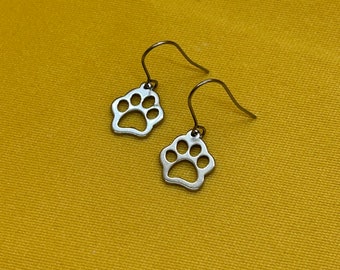 Pawsitively perfect stainless steel earrings (Style #233)