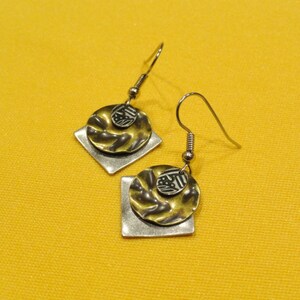 Jeans and silver and gold earrings Style 227G image 1