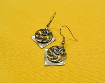 Jeans and silver and gold earrings (Style #227G)