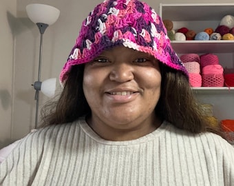 Crochet Granny Bucket Hat | BriliciousStitches | Brilicious Stitches