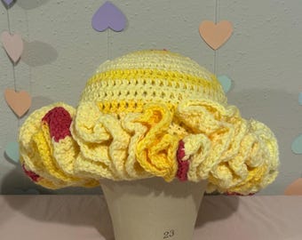 Crochet DRAMATIC Ruffle Hat | BriliciousStitches