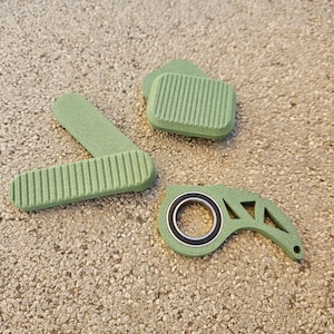 3-in-1 Magnet Fidget Toy Set (large version) | PLA-CF Magnetic Toys + Keyrambit Fidget Spinner