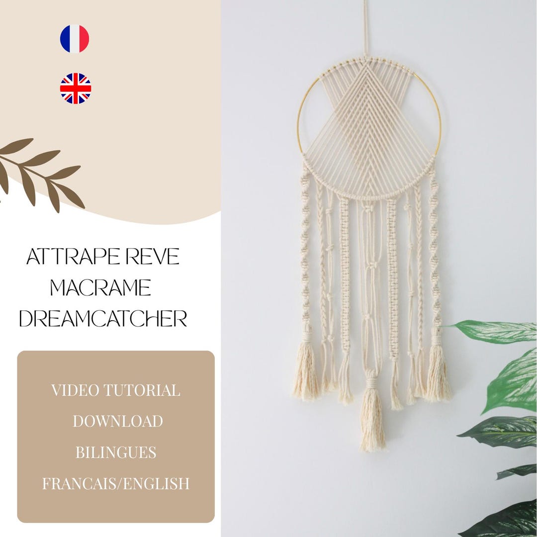 Tutoriel Attrape Reve Macrame Tuto