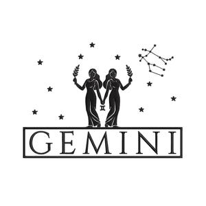 Niebiański haftowany projekt gwiazdy, haft zodiakalny pes dst + więcej haftów zodiakalnych Gemini konstelacje astrologiczne Pobierz plik