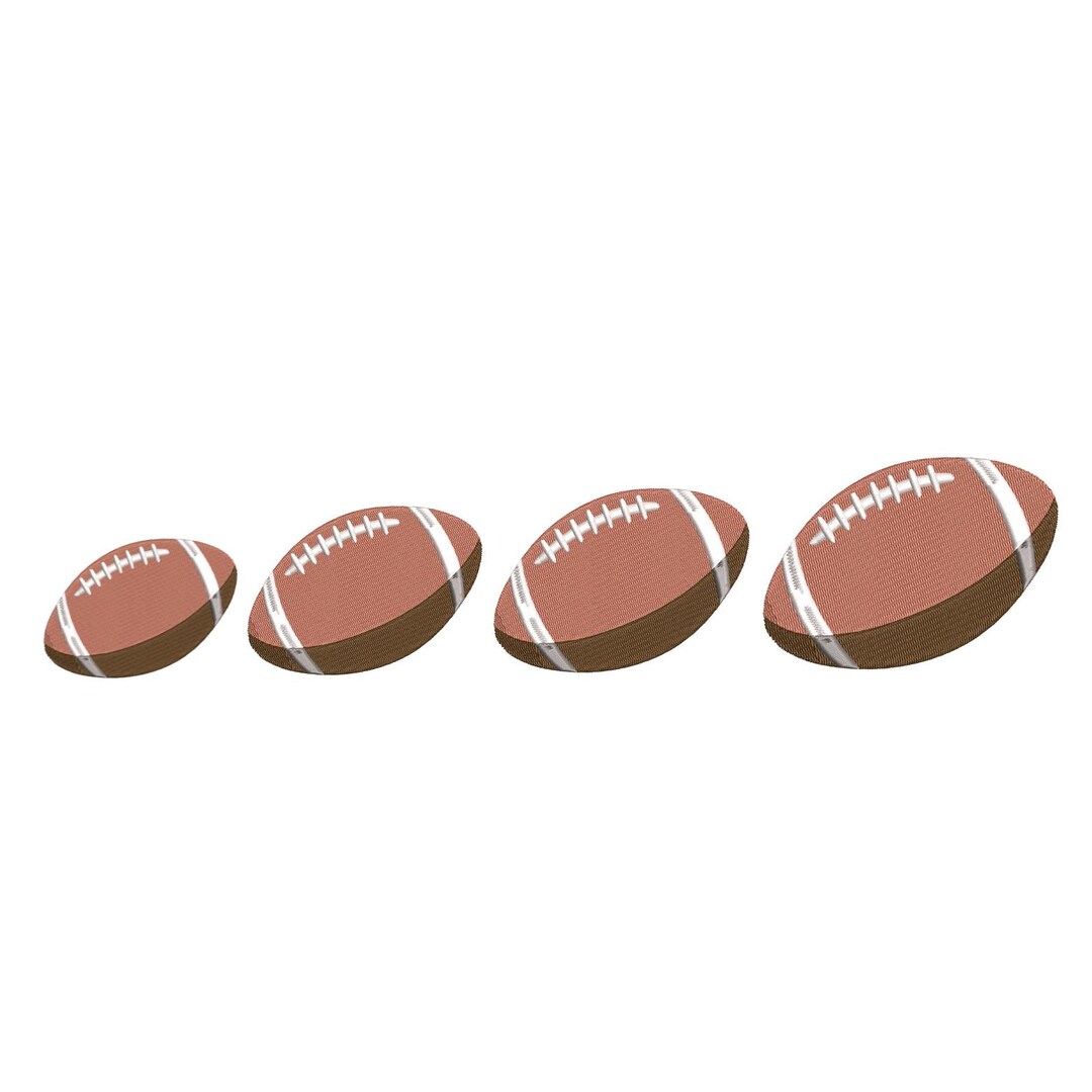 Football Embroidery Designs, Simple Football Machine Embroidery ...