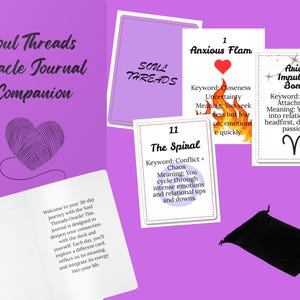 Soul Threads Journal & Orakel Deck Bundle Schattenarbeit