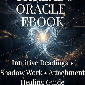 Oracle Deck + Shadow Work Guide Bundle | Soul Threads Attachment Style Oracle Cards with eBook PDF