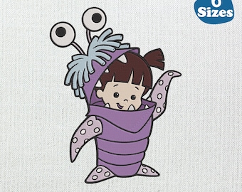 Monsters Ice Boo  DIGITAL Embroidery Machine Design File, Different 6 designs-Instant Download