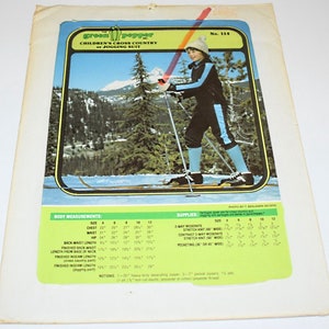 Kid’s Cross Country or Jogging Suit Pattern - 114 - The Green Pepper Patterns Kid’s Cross Country or Jogging Suit Pattern - 114 - The Green Pepper Patterns