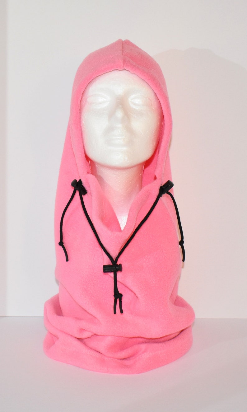 Pink Balaclava Fleece Hat Gifts For Her Women Neck Etsy