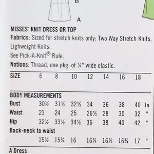 Uncut Simplicity 2969 Misses' Knit Sun Dress Or Top, Spaghetti Straps, Slip Dress, Sizes 6 8 10 12 14 16 18, It's So Easy Sewing Pattern image 9