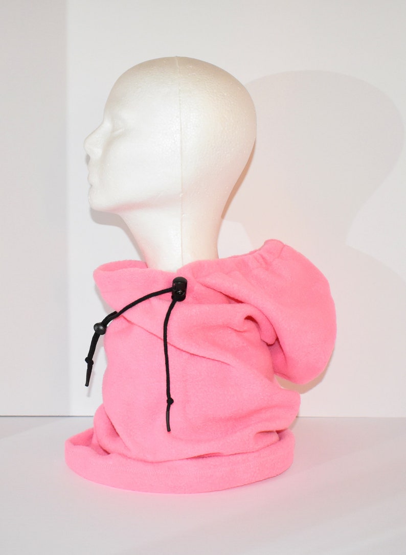 Pink Balaclava Fleece Hat Gifts For Her Women Neck Etsy