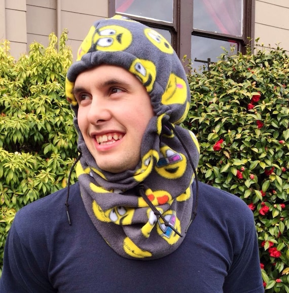 Émoticône/Emoji cagoule en polaire masque de Ski cadeau Etsy