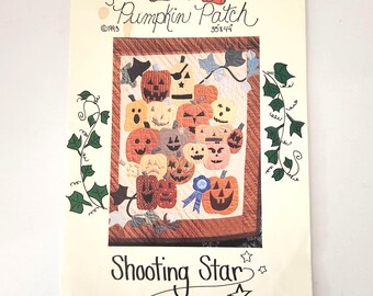 The Pumpkin Patch Wall Hanging Shooting Star UNCUT Quilt Pattern By Nancy Nash 35"x44"