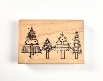 Woodland Stitches Rubber Stamp U 134 By DOTS Lightly Used