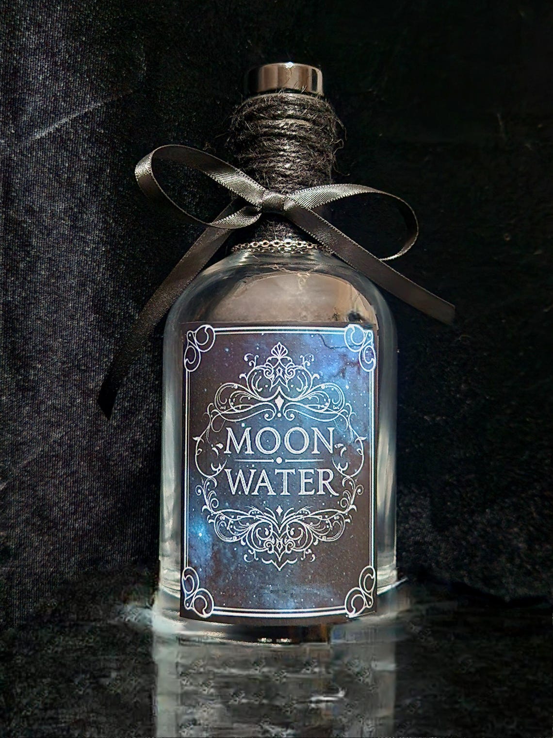 Moon Bott Example Moon Water Bottle for Rituals and Manifestation – Empty Glass Bottle ...