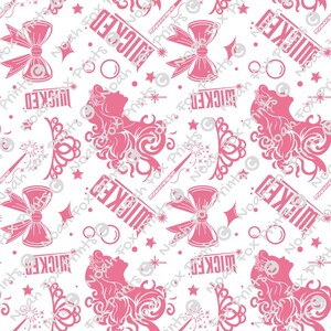 Wicked Musical Pattern BUNDLE: 4 Seamless Repeat for Fabric ...
