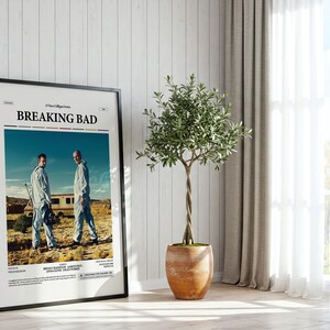 Breaking Bad Poster, Walter White Poster, Bryan Cranston Poster, Aaron Paul Poster, Vince Gilligan TV Series Breaking Bad Print