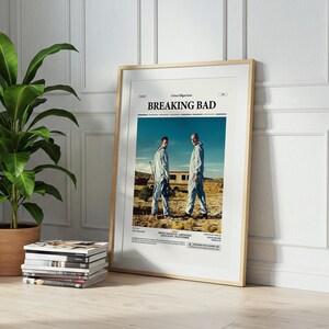 Breaking Bad Poster, Walter White Poster, Bryan Cranston Poster, Aaron Paul Poster, Vince Gilligan TV Series Breaking Bad Print