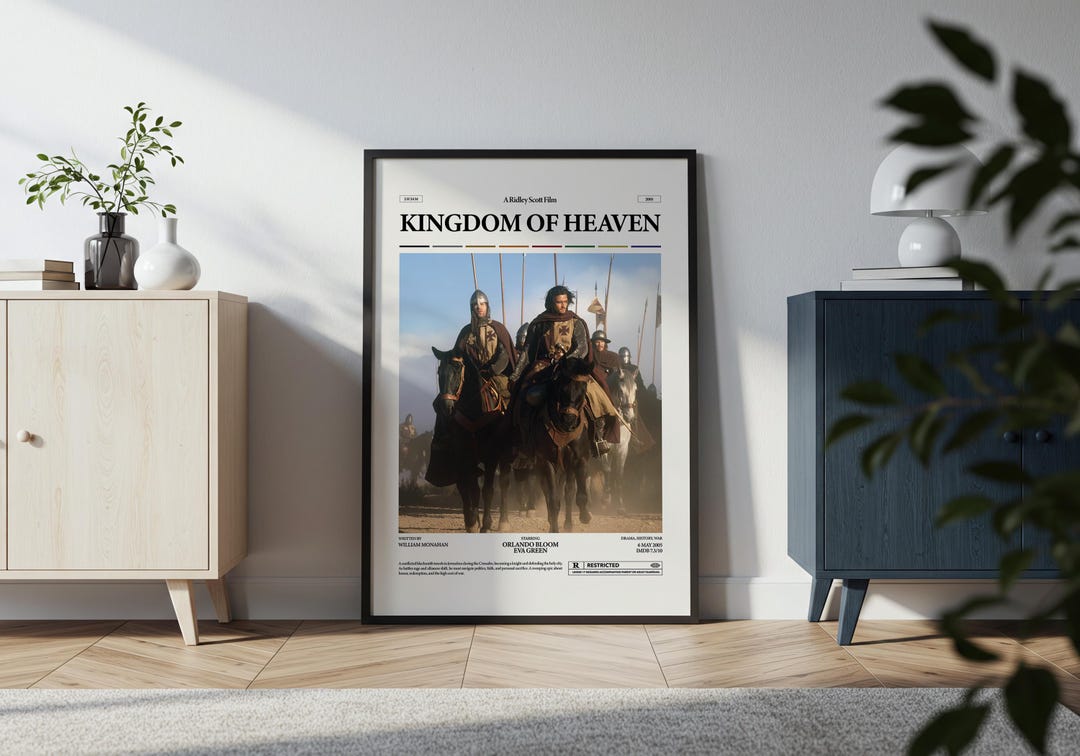 Kingdom of Heaven Poster, Ridley Scott Film Poster, Orlando Bloom — free download
