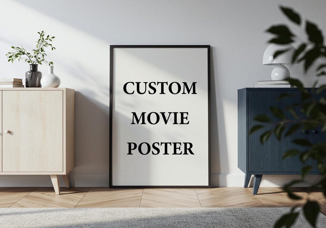 Custom Movie Poster, Favorite Movie Poster Print, Gift Movie Wall Art ...