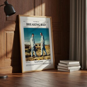 Breaking Bad Poster, Walter White Poster, Bryan Cranston Poster, Aaron Paul Poster, Vince Gilligan TV Series Breaking Bad Print